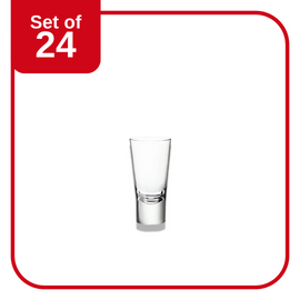 Bormioli Rocco Ypsilon Shot Glass 70ml Clear – Set of 24