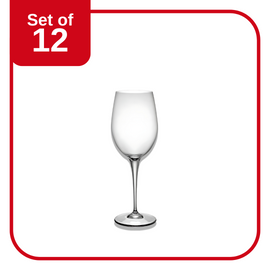 Bormioli Rocco Premium Rosso 470ml Clear Red Wine Glasses – Set of 12