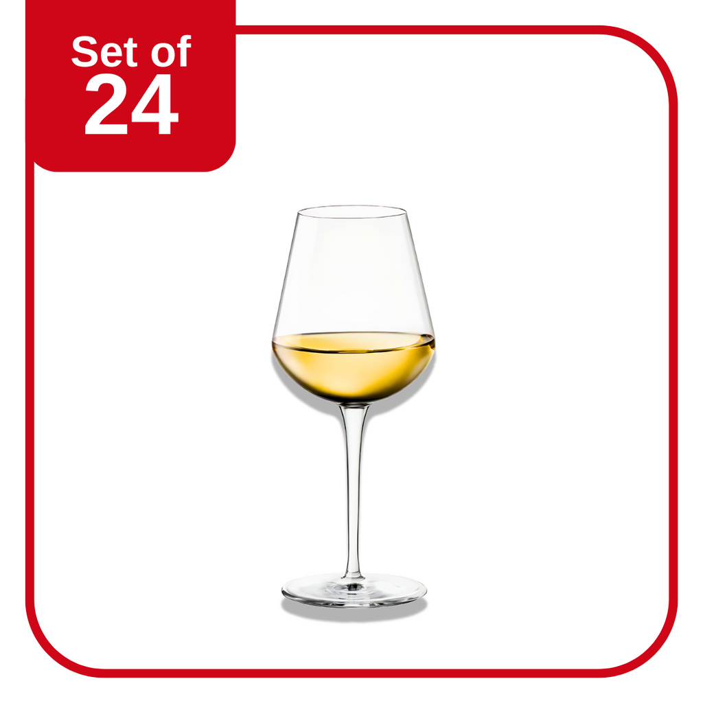 Bormioli Rocco Inalto Uno Medium Wine Glass 470 ml set of 24 crystal wine glasses
