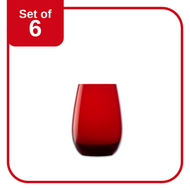 Stolzle Elements Tumbler Red 465ml | King of Knives Australia