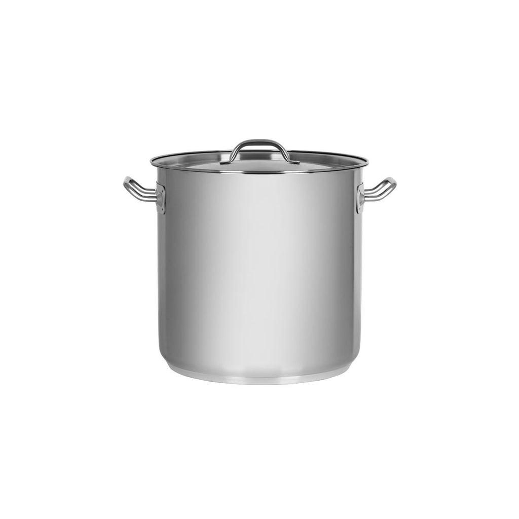 CHEF INOX ELITE STOCKPOT w/LID 18/10 240x240mm 10.75lt