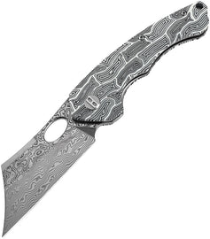 Bestech Knives Skirmish Linerlock Damascus