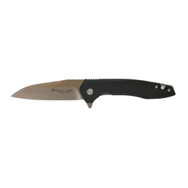 Maserin 46003/G10N Sporting Pocket Knife features a 75mm satin finish 440 stainless steel blade and black G10 handle for a lightweight, reliable and easy to use everyday carry.