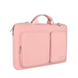 Thickened Polyester Laptop Bag - Fits 14.1-15.4 Inch Devices - Pink