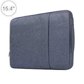 Universal Denim Laptop Bag for 15.4 Inch Notebooks - Fits Macbook Air / Pro - Portable & Stylish - 39.2x28.5x2cm - Dark Blue