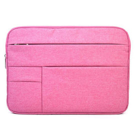 Portable Oxford Cloth Laptop Bag For 12 Macbook And Tablets - Magenta