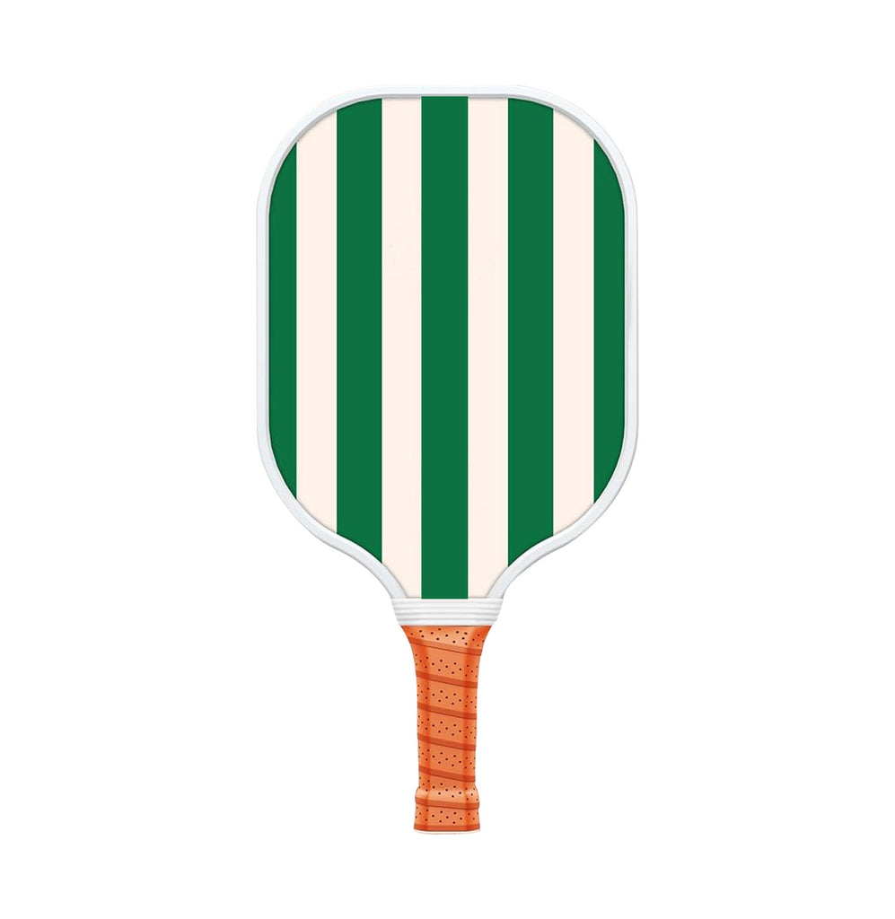Style 4 White And Green T700 Carbon Fiber & Fiberglass Pickleball Paddle - Lightweight 220g with Anti-Slip TPU Grip for Training & Competition