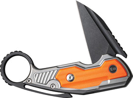 We Knife Co Ltd Yardbird Button Lock Orange
