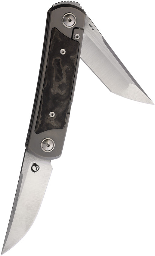 Yan Knives EMW Framelock Fat Carbon