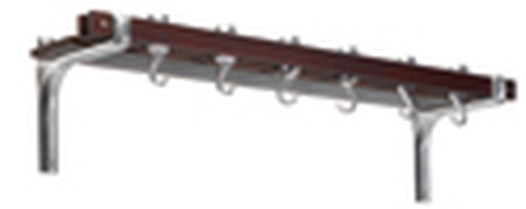 HAHN ESPRESSO WD RECT WALL RACK