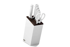 Wusthof CLASSIC WHITE SLIM 7PC BLOCK WITH SANTOKU | King Of Knives Australia