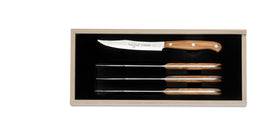 Giesser Steak No 1 Olive wood handle 4pcs. Set