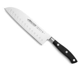 Arcos Riviera Santoku Knife (Granton Edge) 180 mm.
