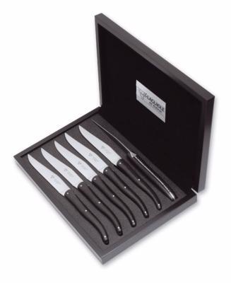 Laguiole En Aubrac 6 Steak Knives Everyday Paperstone SS Blade | King of Knives Australia