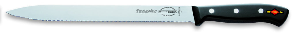 F.DICK SUPERIOR SLICER SERRATED EDGE, 23CM