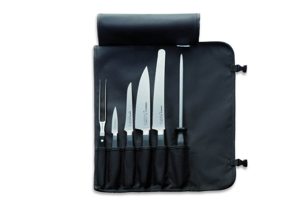 Trade Knife - F Dick ActiveCut Textile Roll Bag Knives Set 6 pcs | King of Knives