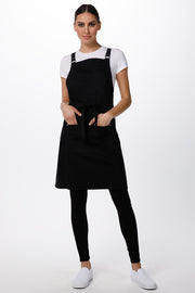 Chef Works Byron Cross-Back Apron- Black