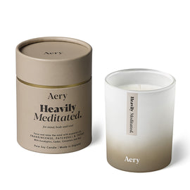 Aery Living Aromatherapy 200g Soy Candle Heavily Meditated Frankincense Patchouli Thyme | Candles & Diffusers | King of Knives