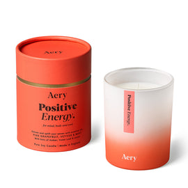 Aery Living Aromatherapy 200g Soy Candle Positive Energy Fine Grapefruit Vetiver Mint | Candles & Diffusers | King of Knives