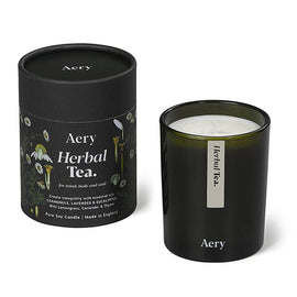 Aery Living Botanical Green 200g Soy Candle Herbal Tea Chamomile Lavender Eucalyptus | Candles & Diffusers | King of Knives