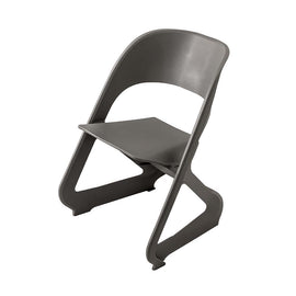 ArtissIn Grey Stackable Dining Chairs Set of 4 – Sculpted Plastic Seats | King of Knives e-store