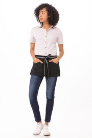 Chef Works Berkeley Waist Apron- Jet Black