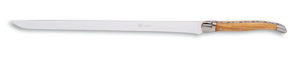 Laguiole En Aubrac Ham Knife - Olive Wood