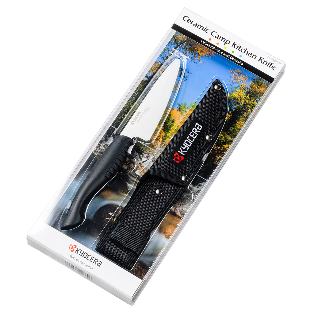 Kyocera Ceramic Camp Kitchen Knife With Sheath | King of Knives