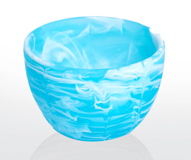 Nashi Everyday Medium Deep Bowl - Aqua Swirl