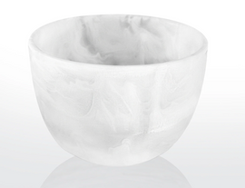 Nashi Everyday Medium Deep Bowl - White Swirl