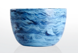 Nashi Everyday Medium Deep Bowl - Denim Swirl