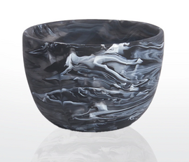 Nashi Everyday Small Deep Bowl - Black Swirl