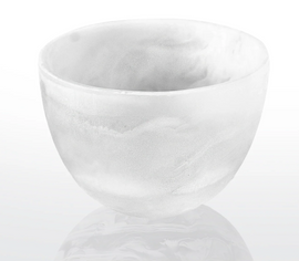 Nashi Everyday Small Deep Bowl - White Swirl