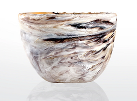 Nashi Everyday Small Deep Bowl - Mocha Swirl