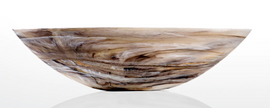 Nashi Everyday Large Bowl - Mocha Swirl