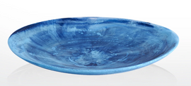 Nashi Everyday Large Platter 39 x 3 - Denim Swirl