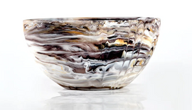 Nashi Classic Wave Bowl Small - Mocha Swirl