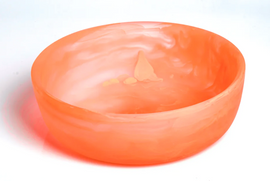 Nashi Signature Round Bowl Small - Apricot Swirl