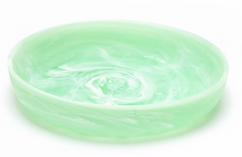 Nashi Signature Round Platter Medium - Mint Swirl