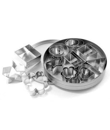 Set 24 Assorted Shapes Tin Plate Cutter | Loyal Baking | King of Knives Australia