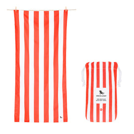 Dock & Bay Beach Towel Cabana Collection XL - Waikiki Coral