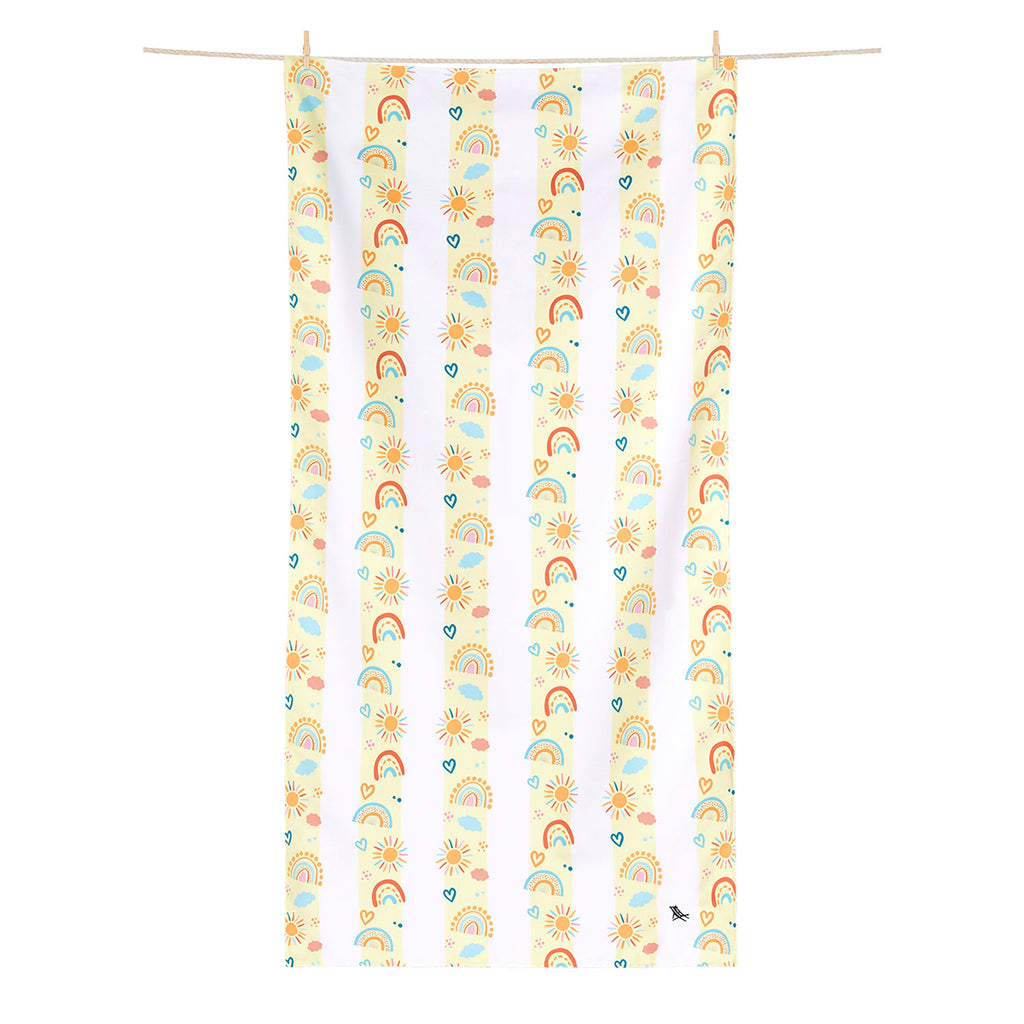 Dock & Bay Beach Towel Kids Collection M - Rainbow Road