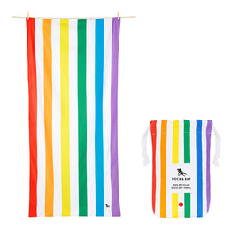 Dock & Bay Beach Towel Summer Collection L - Rainbow Skies
