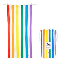 Dock & Bay Beach Towel Summer Collection XL - Rainbow Skies