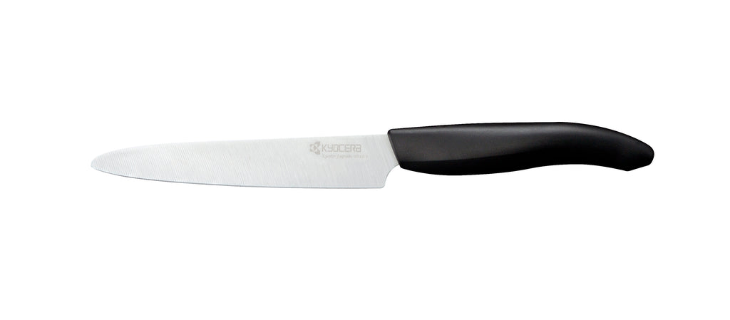 Kyocera Micro Serrated Utility Knife 12.7cm Blade - Black