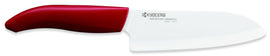Kyocera Santoku Knife 14cm Blade - Red