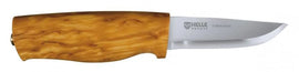 Helle-Folkekniven 80 mm S/S blade, curly birch handle