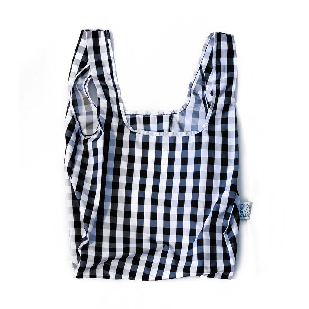 Kind Bag Reusable Shopping Bag Medium Gingham | Eco-Friendly Bag | King Of Knives