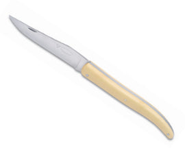 Laguiole En Aubrac Folding Knife with Corkscrew (12cm) - Solid Horn