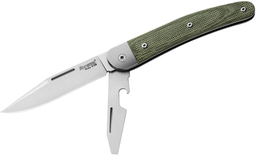 LionSTEEL Jack Linerlock Green Micarta